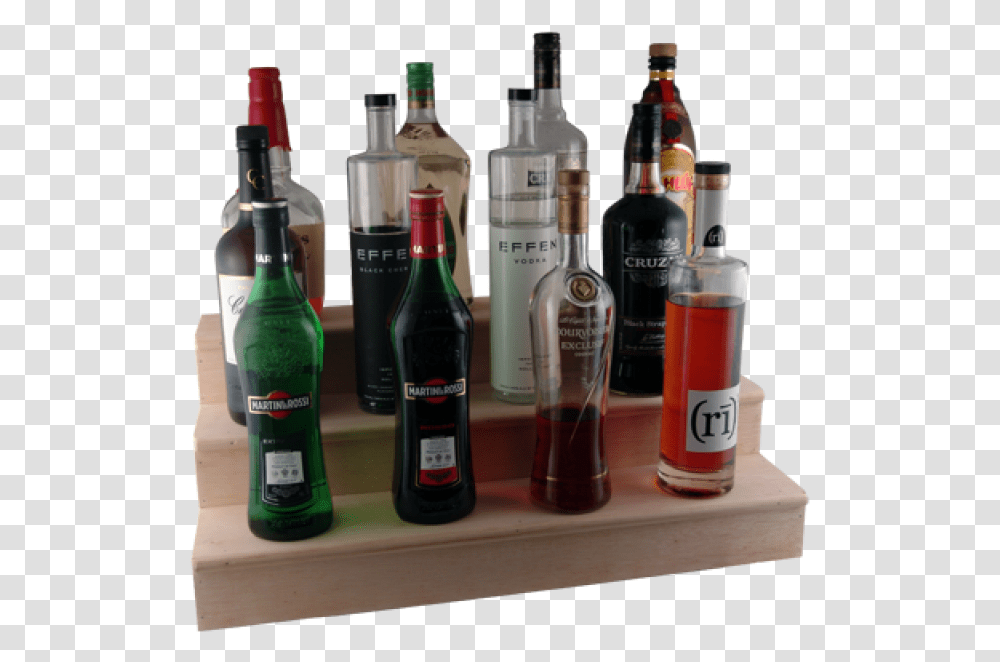 Liquor Bottle3 Tier Shelves Liquor Bottle Risers, Alcohol, Beverage, Beer, Beer Bottle Transparent Png