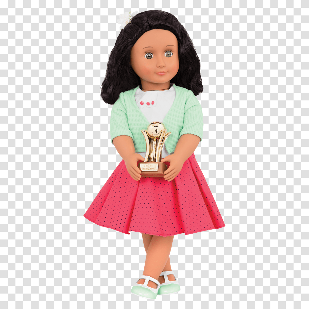 Lirys Retro 18 Inch Bowling Doll Our Generation, Toy, Person, Human, Trophy Transparent Png