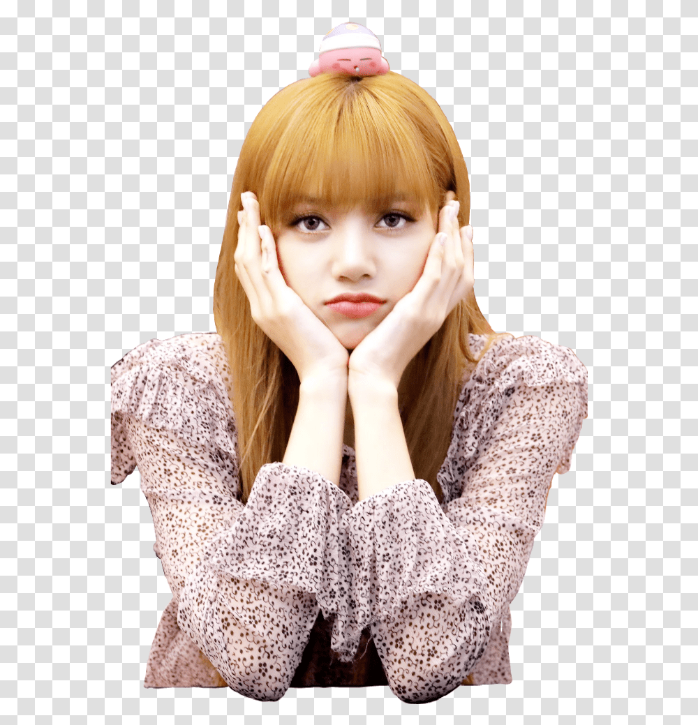 Lisa Blackpink Lily Blackpink, Long Sleeve, Face, Person Transparent Png