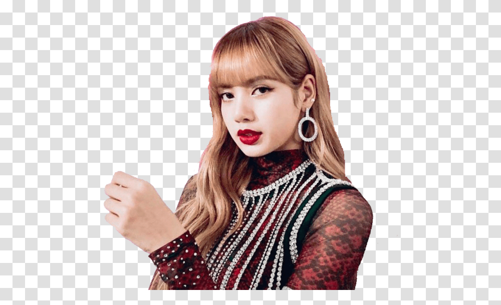 Lisa Blackpink, Person, Skin, Female, Face Transparent Png