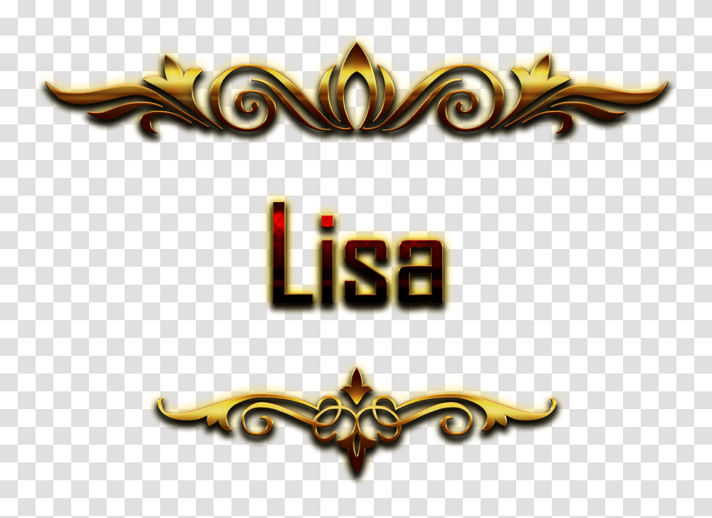 Lisa Decorative Name, Architecture, Building, Emblem Transparent Png