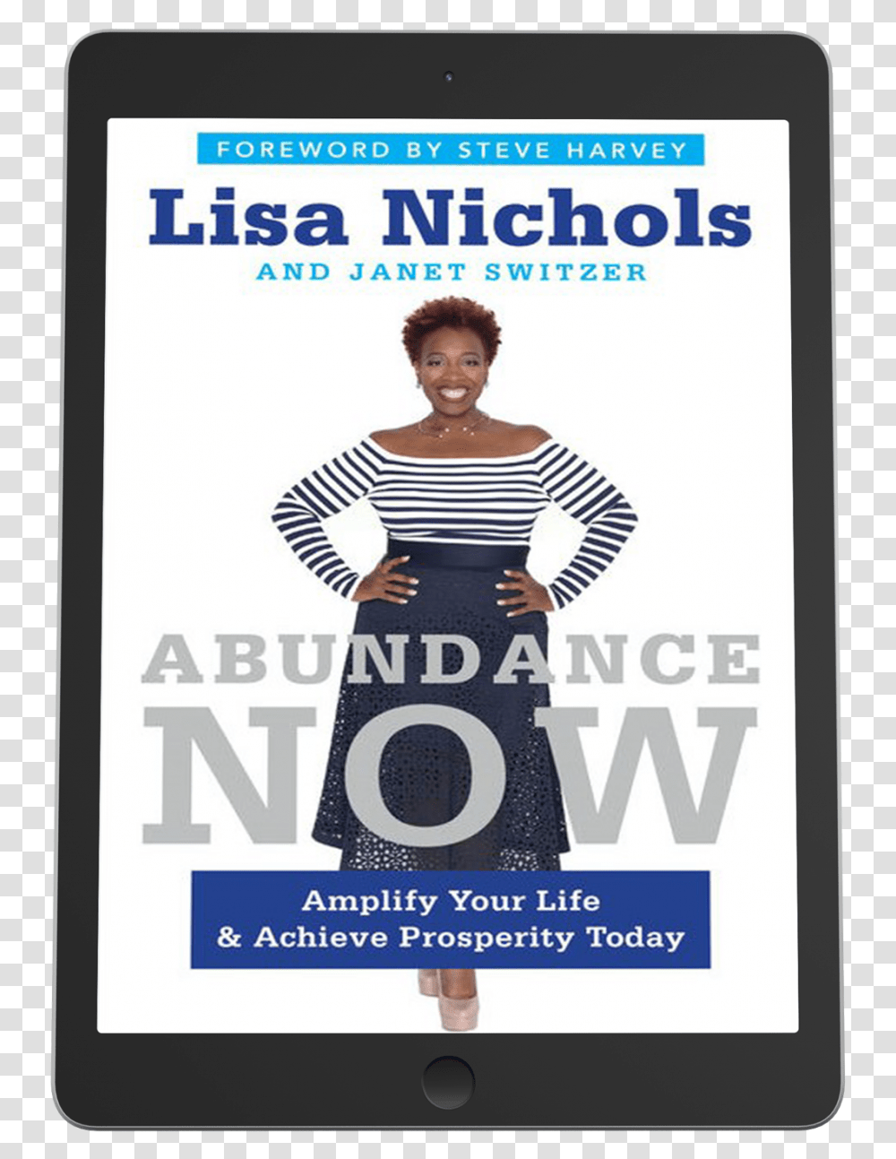 Lisa Nichols Abundance Now Amplify Your Life Achieve, Poster, Advertisement, Person, Human Transparent Png