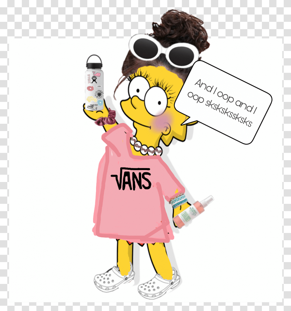 Lisa Simpson As A Vsco Girl Lisa Simpson Vsco Girl, Sunglasses, Accessories, Accessory Transparent Png