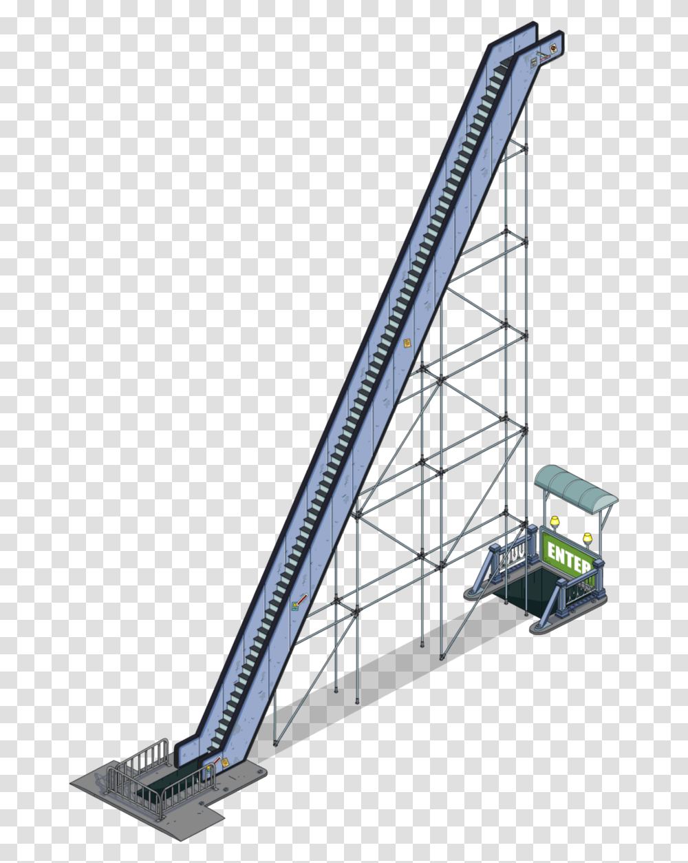 Lisa Simpson, Construction, Construction Crane, Roller Coaster, Amusement Park Transparent Png