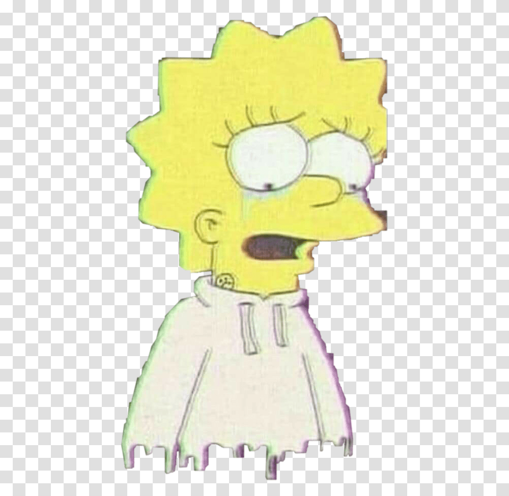 Lisa Simpson Dibujo Sketch Simpsons Yellow White Dibujos De Lisa Simpson, Person, Human, Drawing Transparent Png