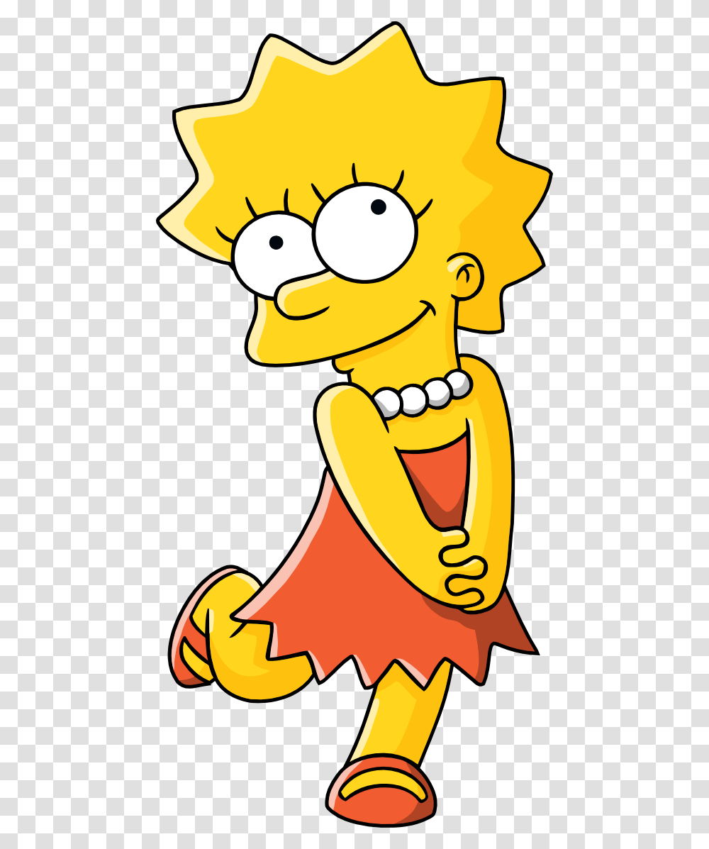 Lisa Simpson Homer Simpson Bart Simpson Marge Simpson Lisa Simpson Background, Food, Hot Dog, Plant, Gold Transparent Png