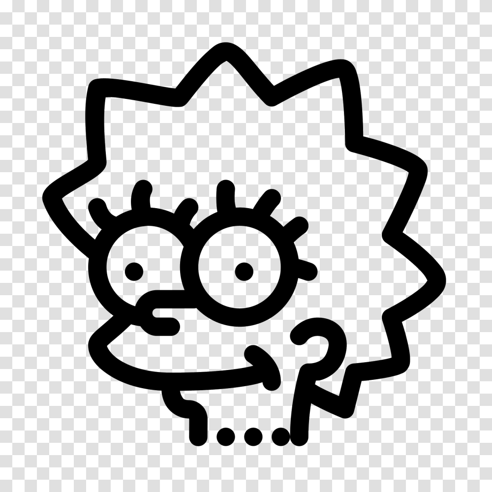 Lisa Simpson Icon, Gray, World Of Warcraft Transparent Png