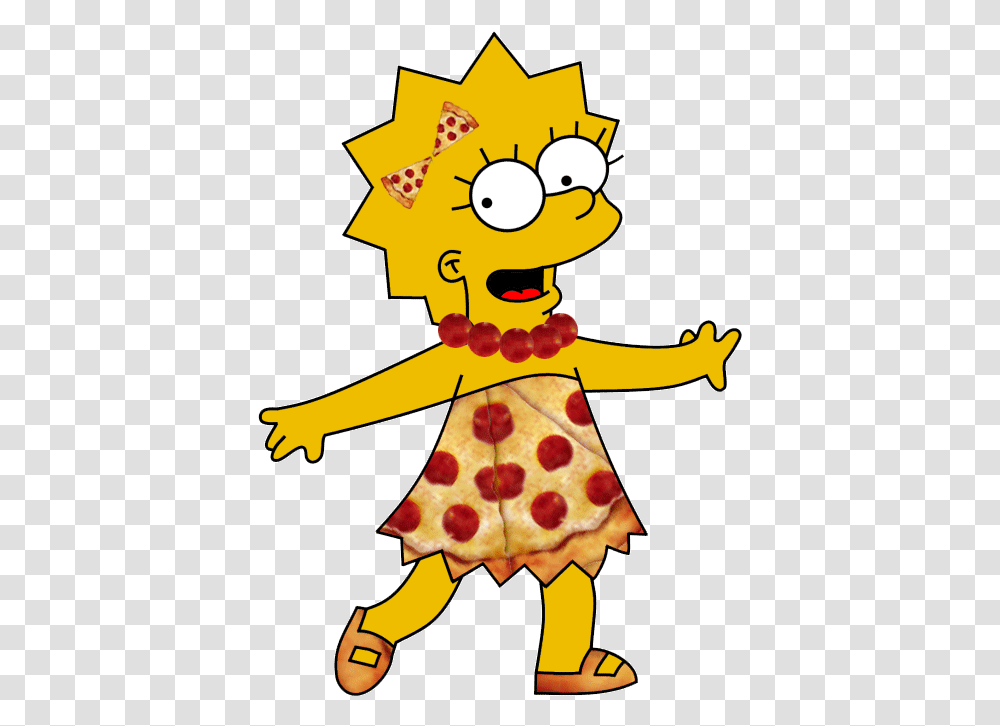 Lisa Simpson Pizza The Simpsons Los Simpson, Applique, Star Symbol Transparent Png