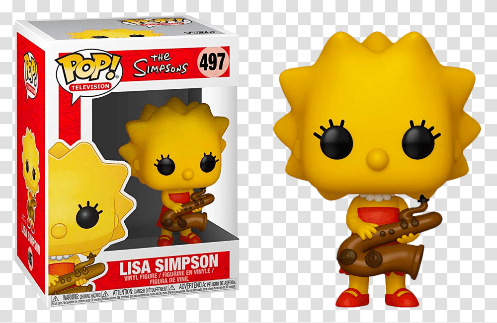 Lisa Simpson Pop Vinyl Figure Funko Pop Los Simpson, Toy, Robot, Pac Man Transparent Png