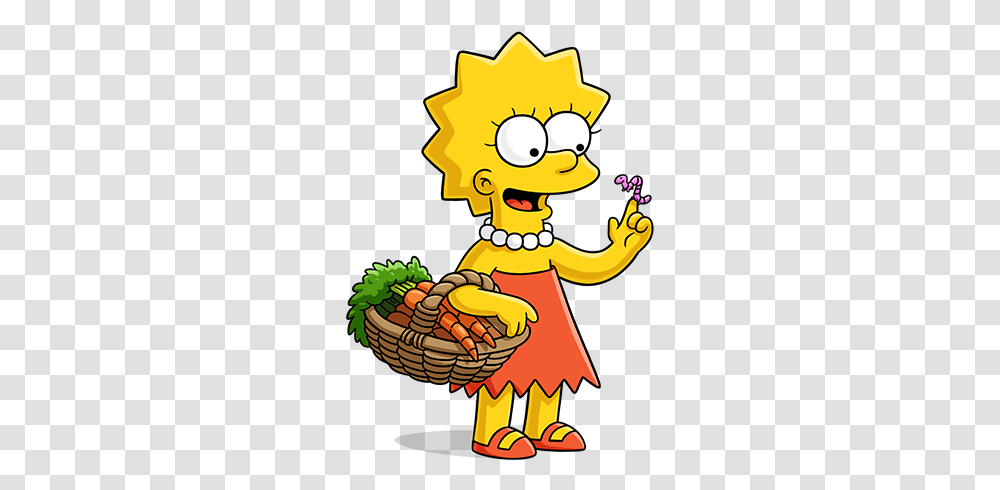 Lisa The Dork Simpsons World Simpson Wallpaper Iphone Lisa Simpson, Outdoors, Nature, Plant, Basket Transparent Png
