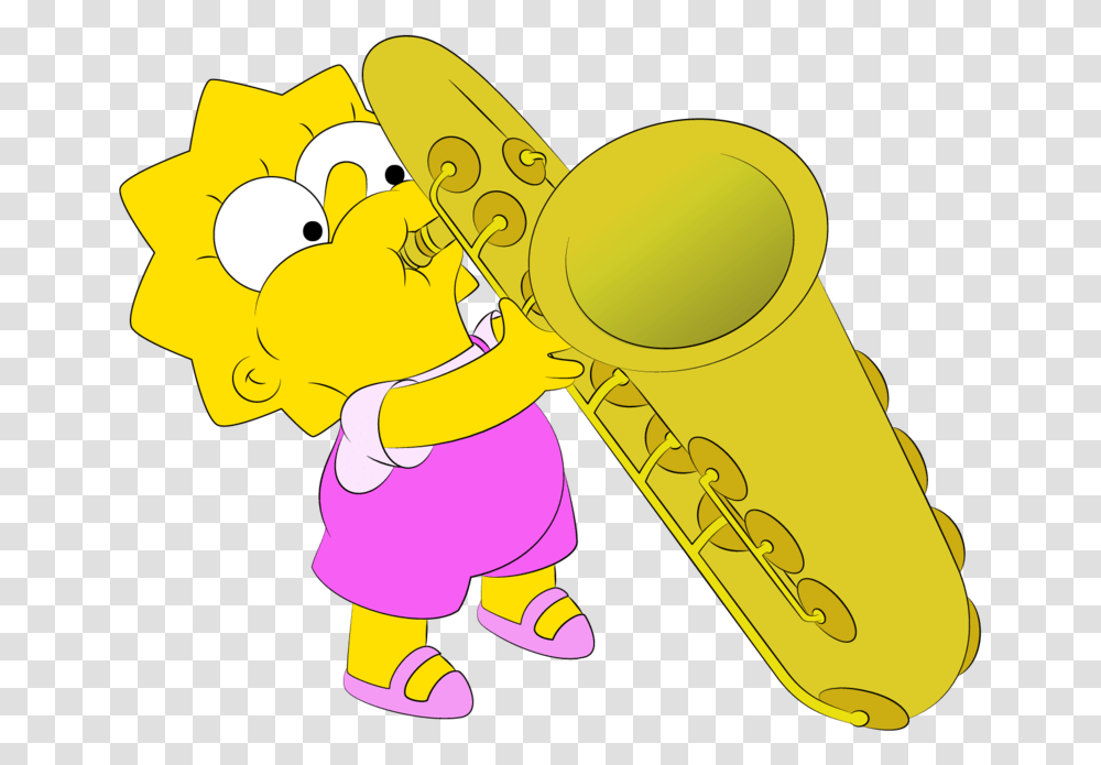 Lisas Sax The Simpsons Cartoon Clip Lisa's Sax, Musical Instrument Transparent Png