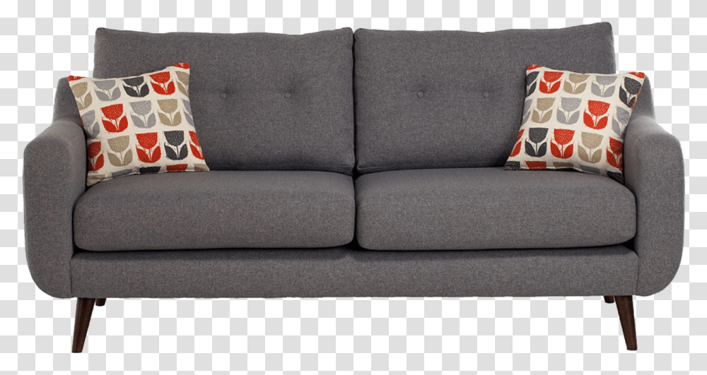 Lisbon Large Sofa By Whitemeadow Small Sofa Bed Mid Century, Couch, Furniture, Cushion, Pillow Transparent Png