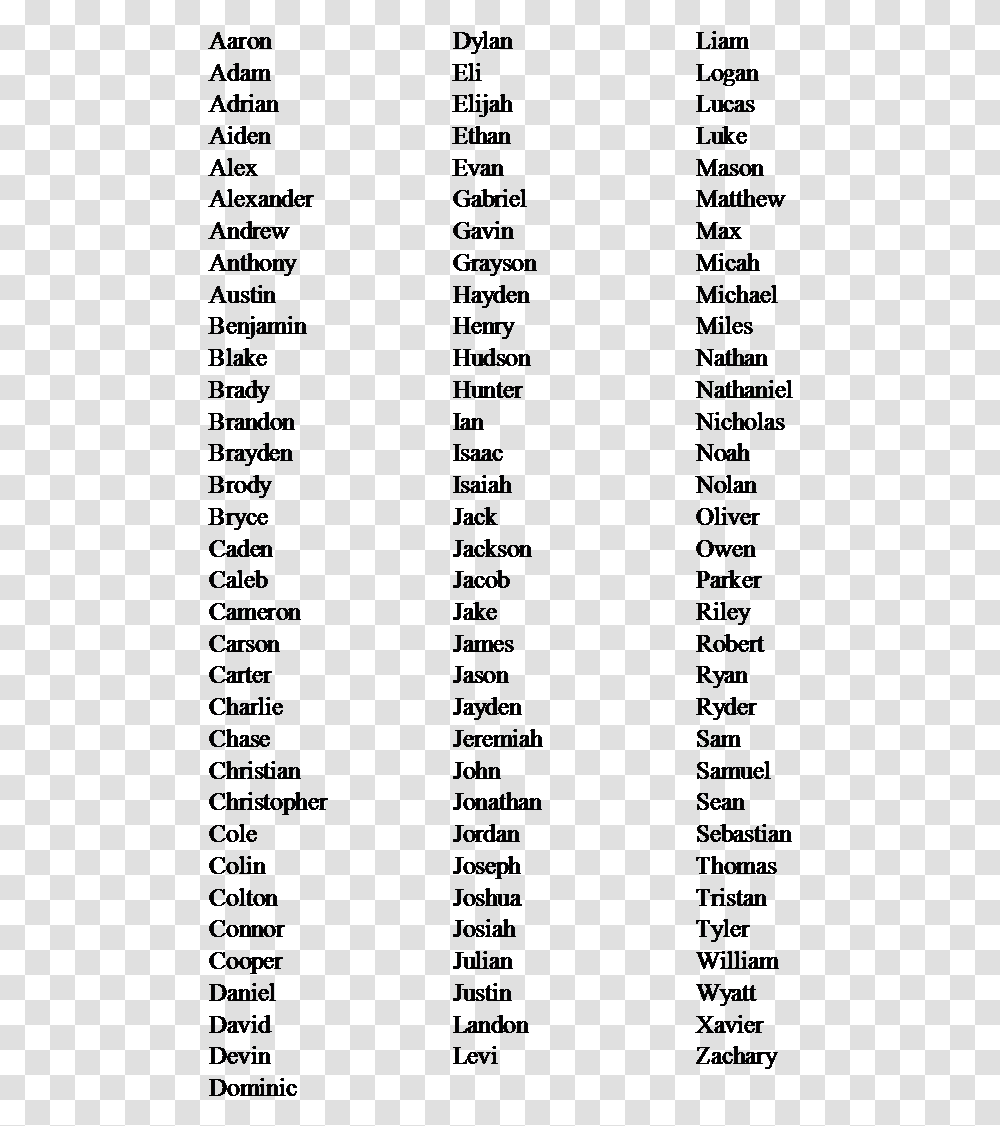 List Of Oakley Names, Alphabet, Outdoors Transparent Png