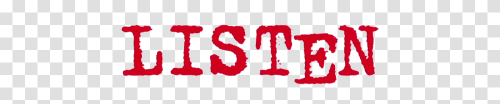 Listen, Alphabet, Label Transparent Png