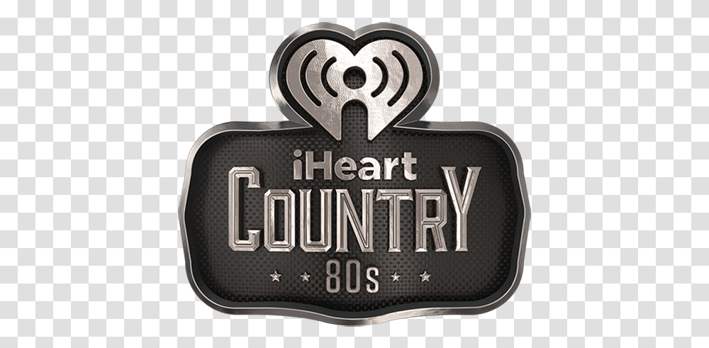 Listen To Iheartcountry 80s Radio Live Iheartradio Iheartradio 80 Country, Buckle, Logo, Symbol, Trademark Transparent Png