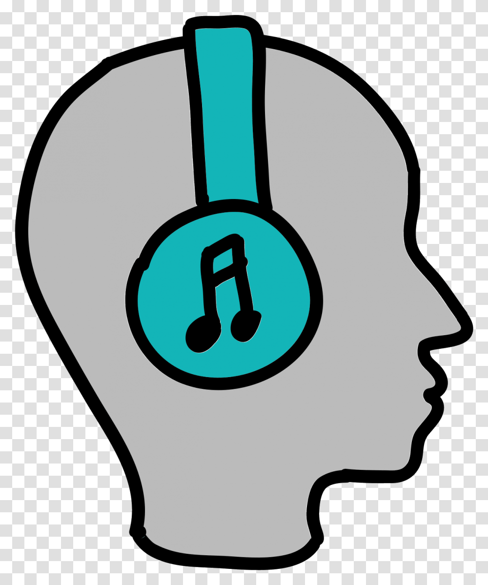Listen To Music Icon Brain Light Bulb, Security, Hand, Key, Lock Transparent Png