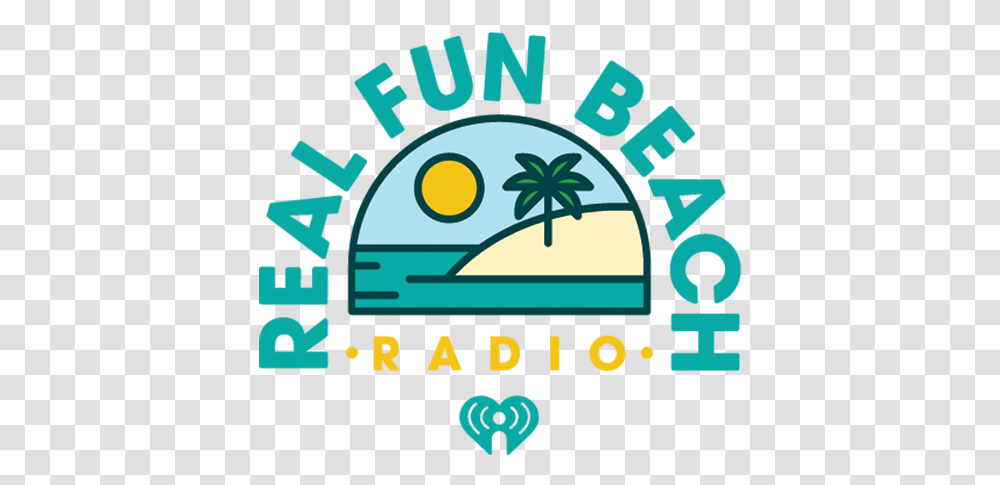 Listen To Real Fun Beach Radio Live Iheartradio Real Fun Beach Radio, Poster, Advertisement, Pac Man, Text Transparent Png