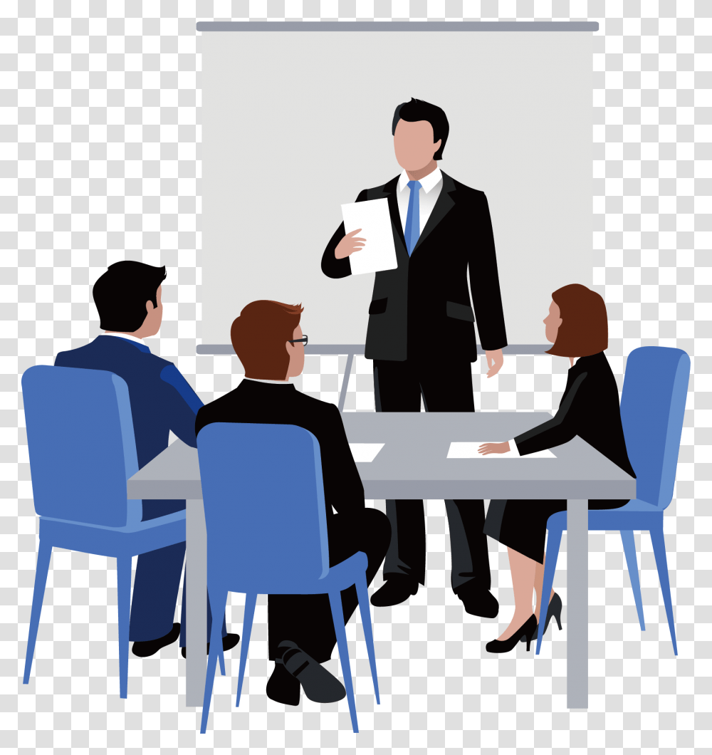 Listening In Workplace, Person, Chair, Sitting, Audience Transparent Png
