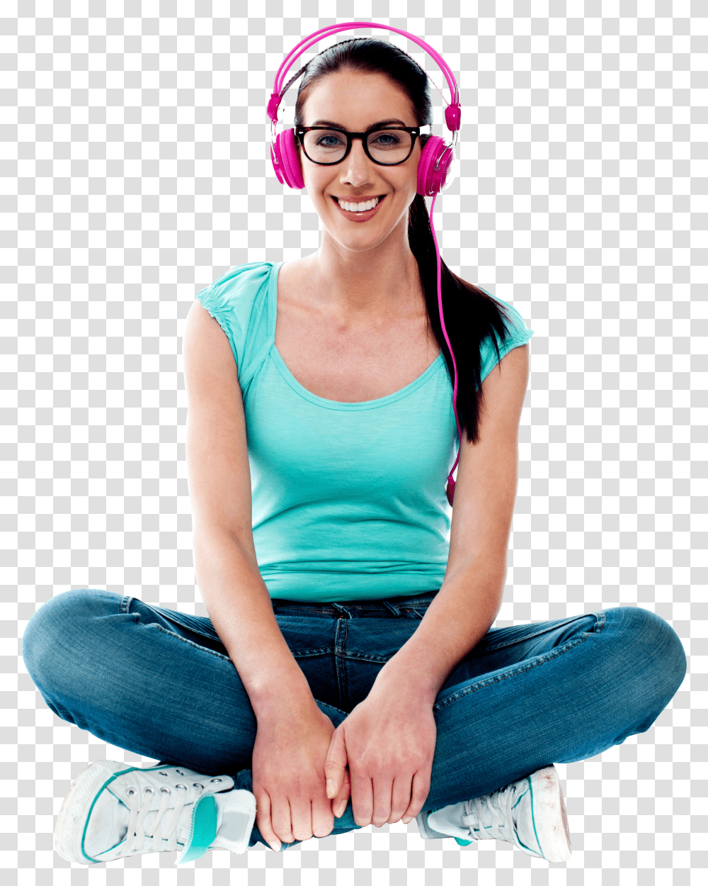 Listening Music Image For Free Woman Listening Music Transparent Png