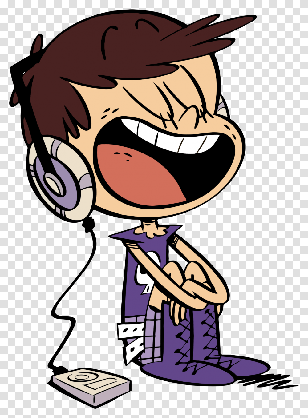 Listening To Music Loud House Luna Music, Electronics, Poster, Advertisement Transparent Png
