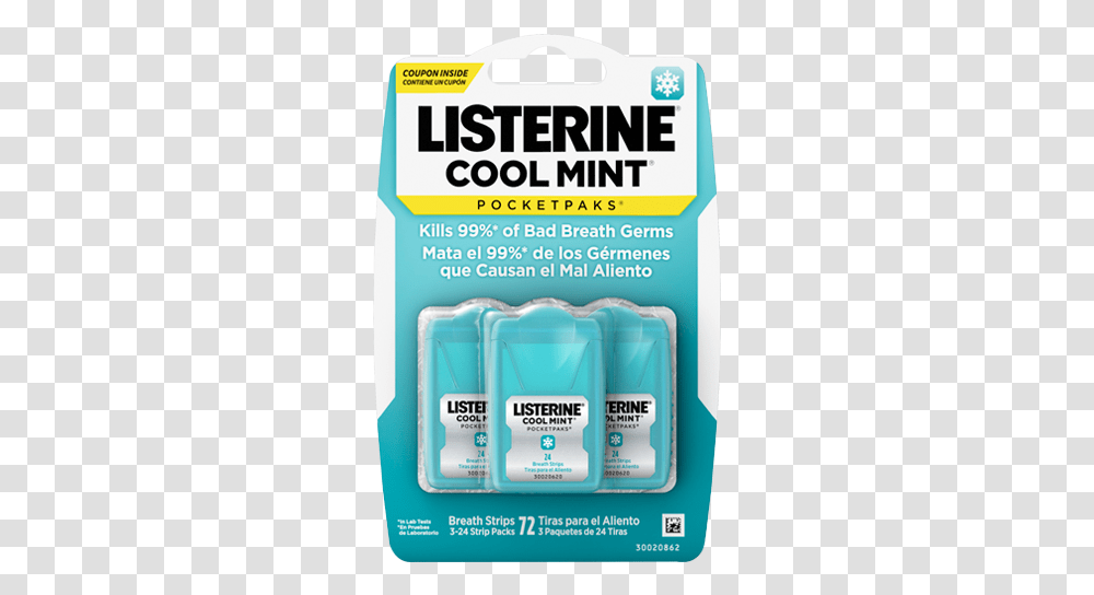 Listerine Breath Strips, Cosmetics, Bottle, First Aid Transparent Png