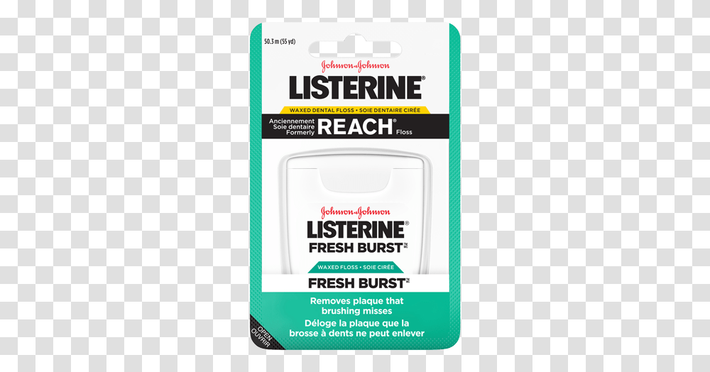 Listerine Fresh Burst Floss Office Equipment, Poster, Advertisement, Flyer, Paper Transparent Png