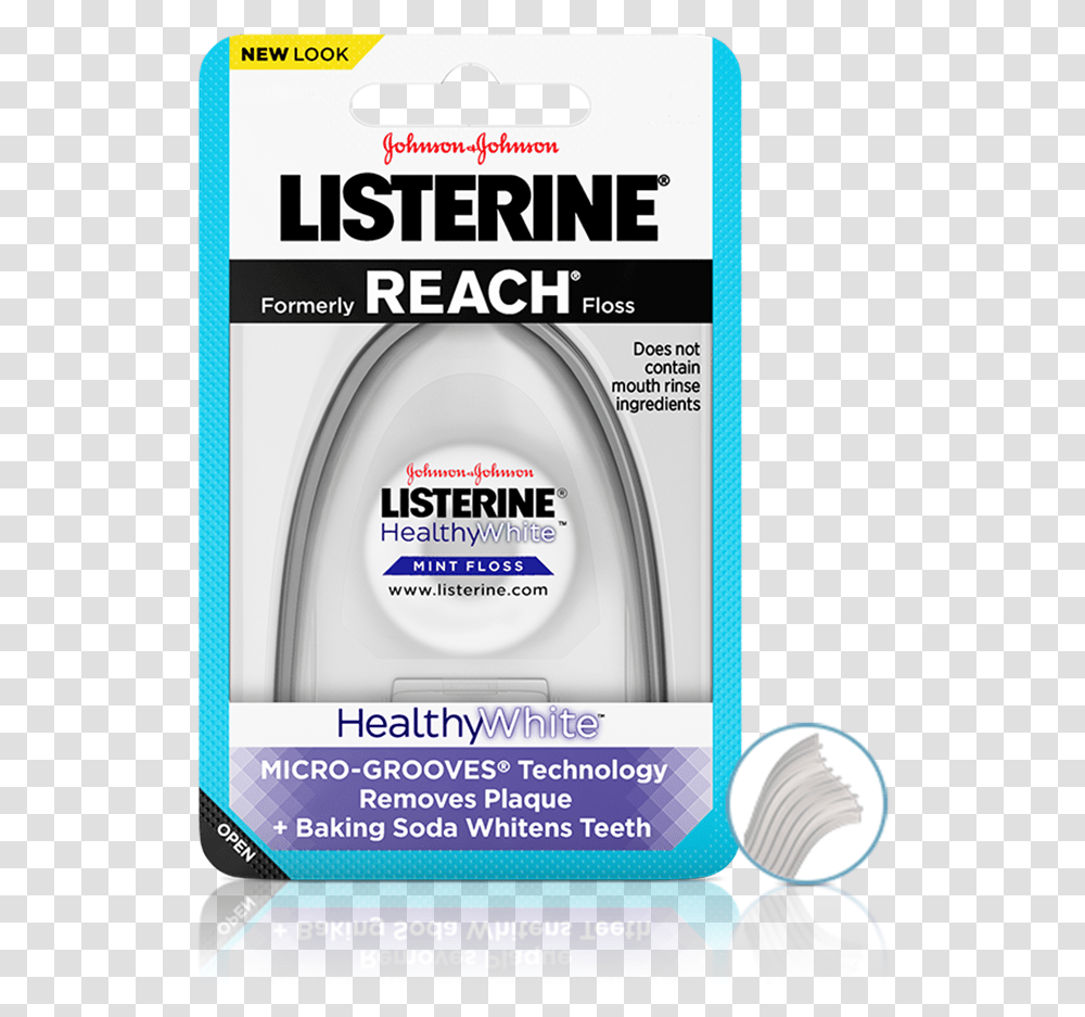 Listerine Healthy Whitetm Floss Listerine, Bottle, Cosmetics Transparent Png