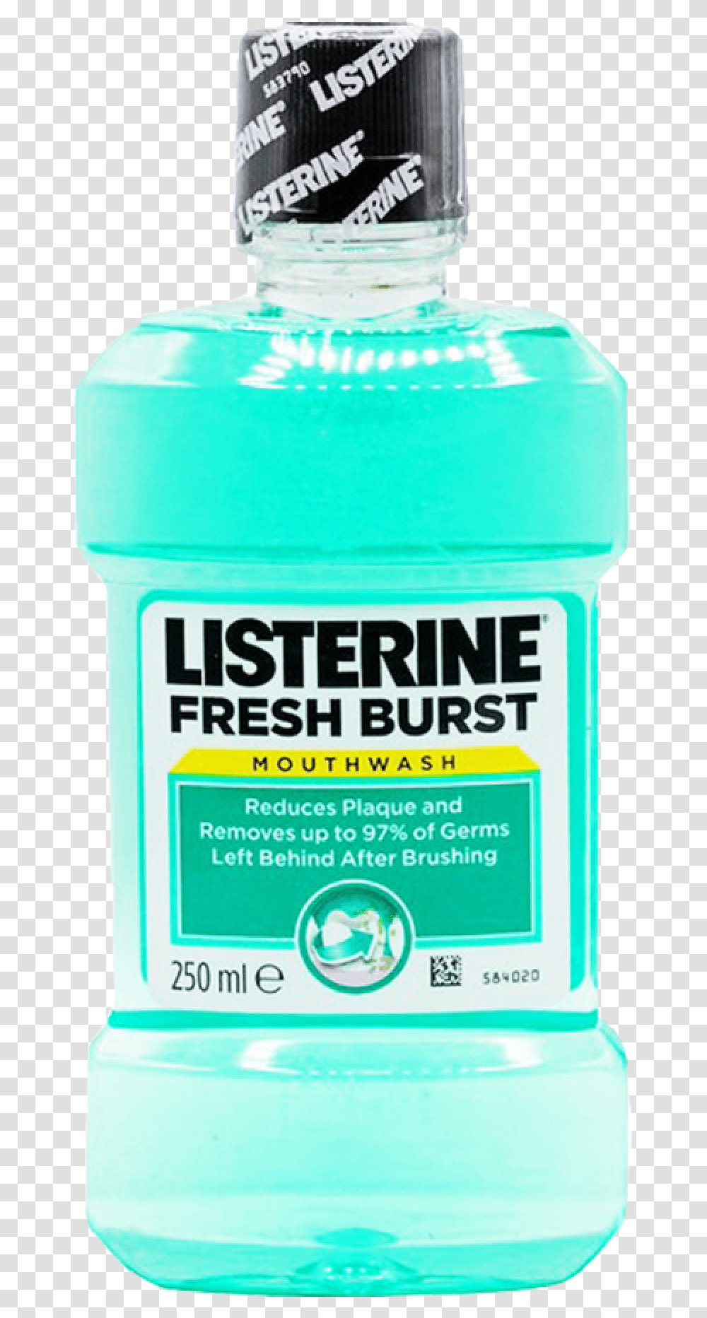 Listerine Mouth Wash Fresh Burst 250 Ml Listerine Original Mouthwash 500 Ml, Label, Plant, Food Transparent Png