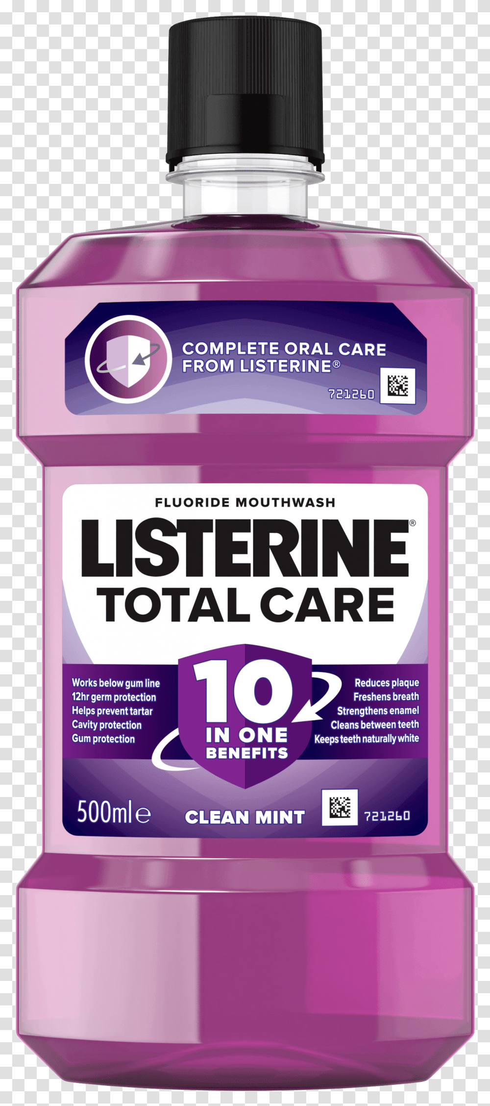 Listerine Total Care Listerine Mouthwash Total Care, Label, Text, Mobile Phone, Electronics Transparent Png