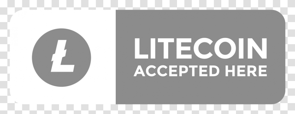 Litecoin Accepted Here Button Sign, Logo Transparent Png