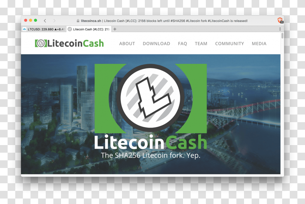 Litecoincash Litecoin Cash Fork, Advertisement, Poster, Flyer Transparent Png