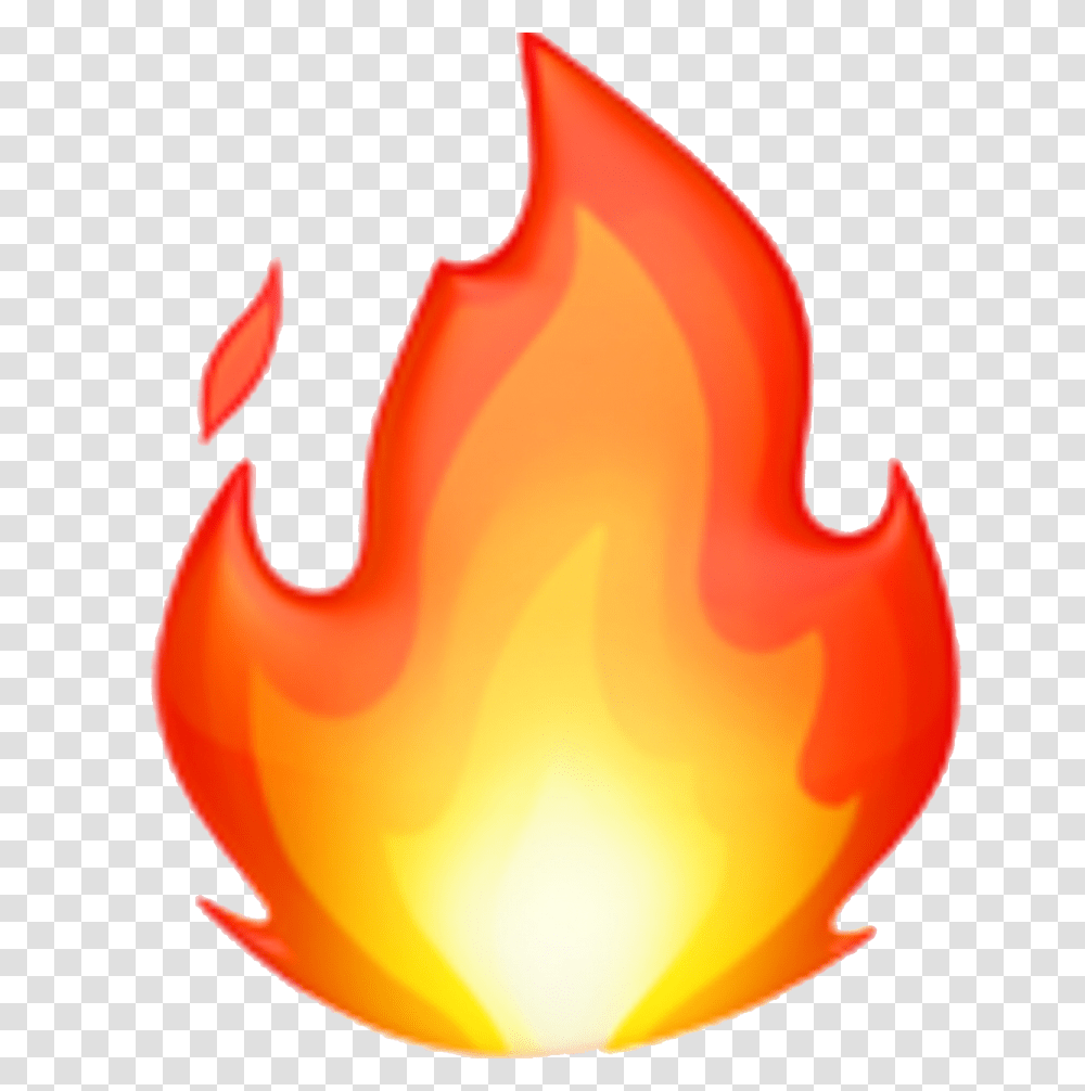 Litemoji Lit Emoji Fire Fireemoji Appleversion Emojisst, Flame, Bonfire Transparent Png