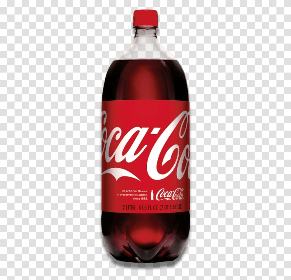 Liter Coke Coca Cola, Beverage, Drink, Beer, Alcohol Transparent Png