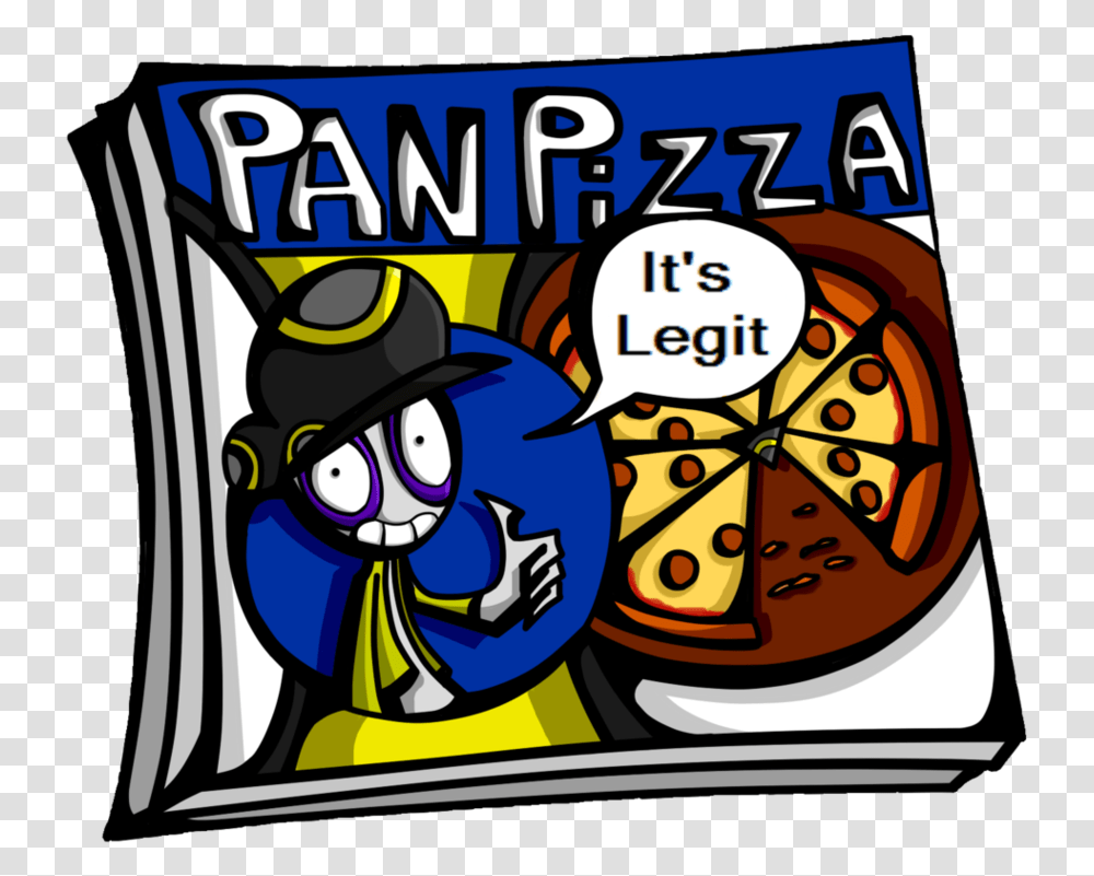 Literal Pan Pizza Box By Epic Masterlord, Poster, Advertisement, Flyer, Paper Transparent Png