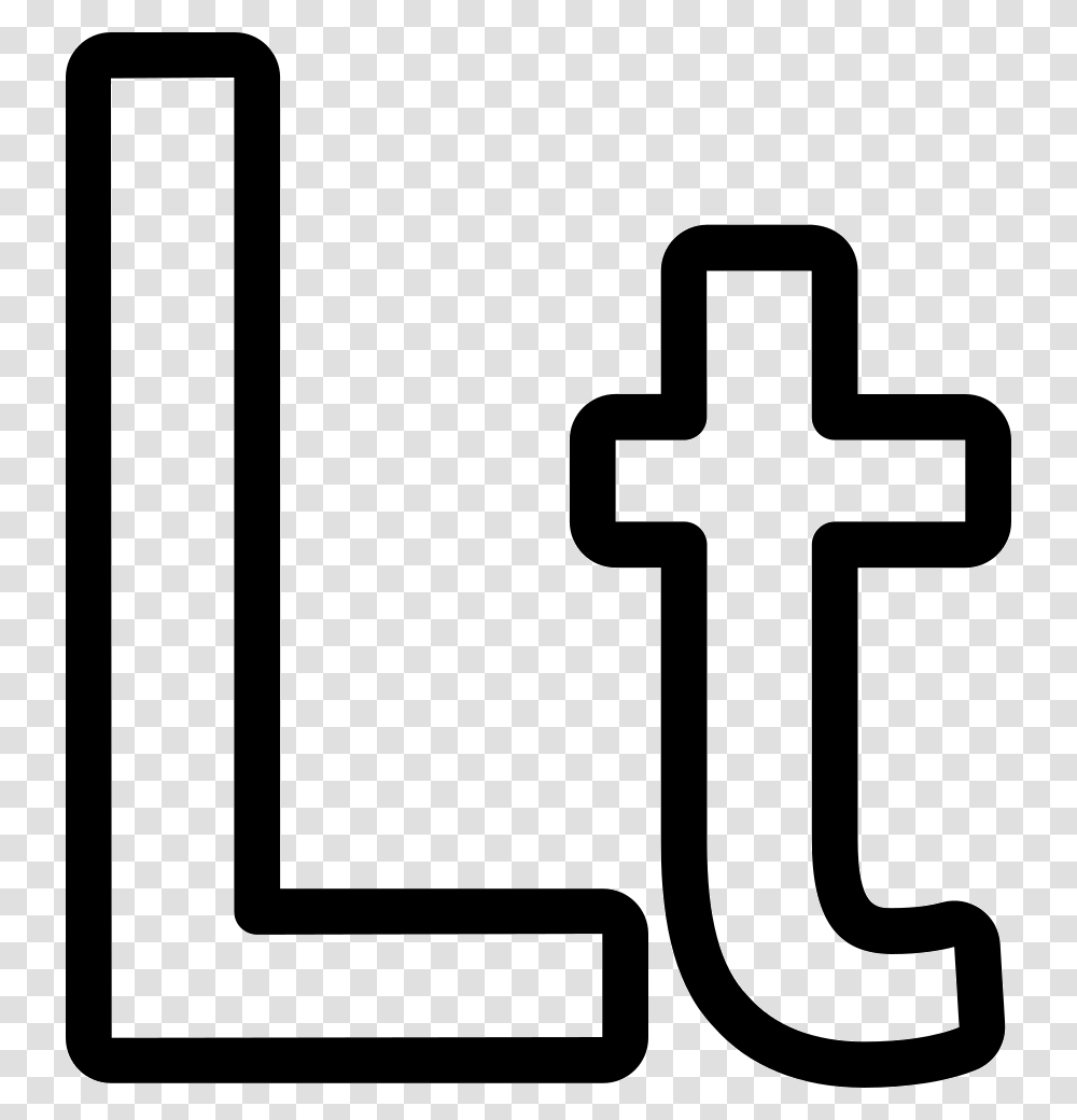 Lithuania Litas Currency Symbol Square White Facebook Logo, Trademark, Number, Stencil Transparent Png