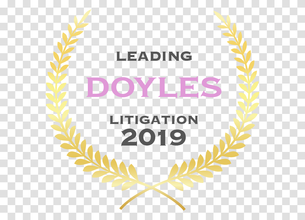 Litigation Leading 2019 Doyle's Guide Queensland Commercial Litigation Amp, Label, Poster, Advertisement Transparent Png