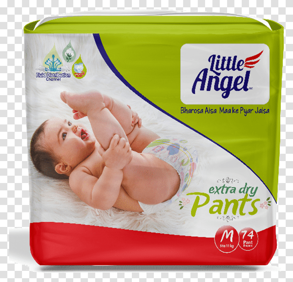 Little Angel Baby Pull Ups, Diaper, Person, Human, Crib Transparent Png