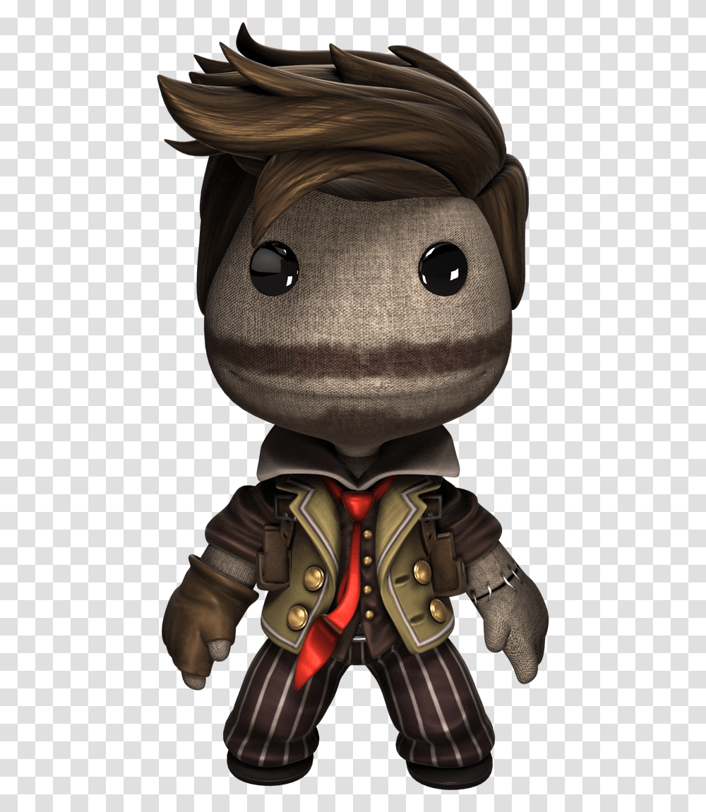 Little Big Planet Bioshock Infinite Costume, Toy, Doll, Figurine, Person Transparent Png