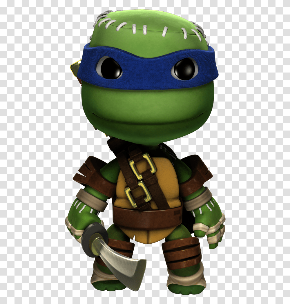 Little Big Planet Ninja Turtles, Toy, Helmet, Apparel Transparent Png