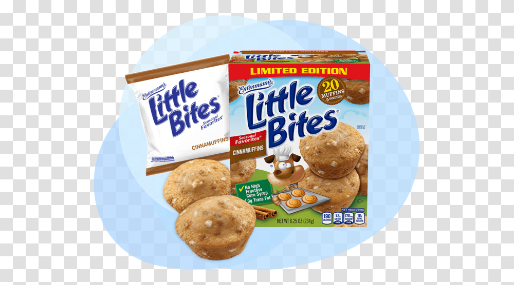 Little Bites Cinnamuffins Cinna Muffins Little Bites, Bread, Food, Burger, Donut Transparent Png
