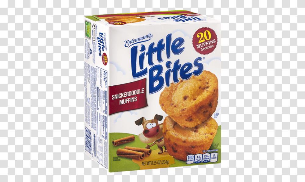 Little Bites Muffins, Bread, Food, Burger, Snack Transparent Png