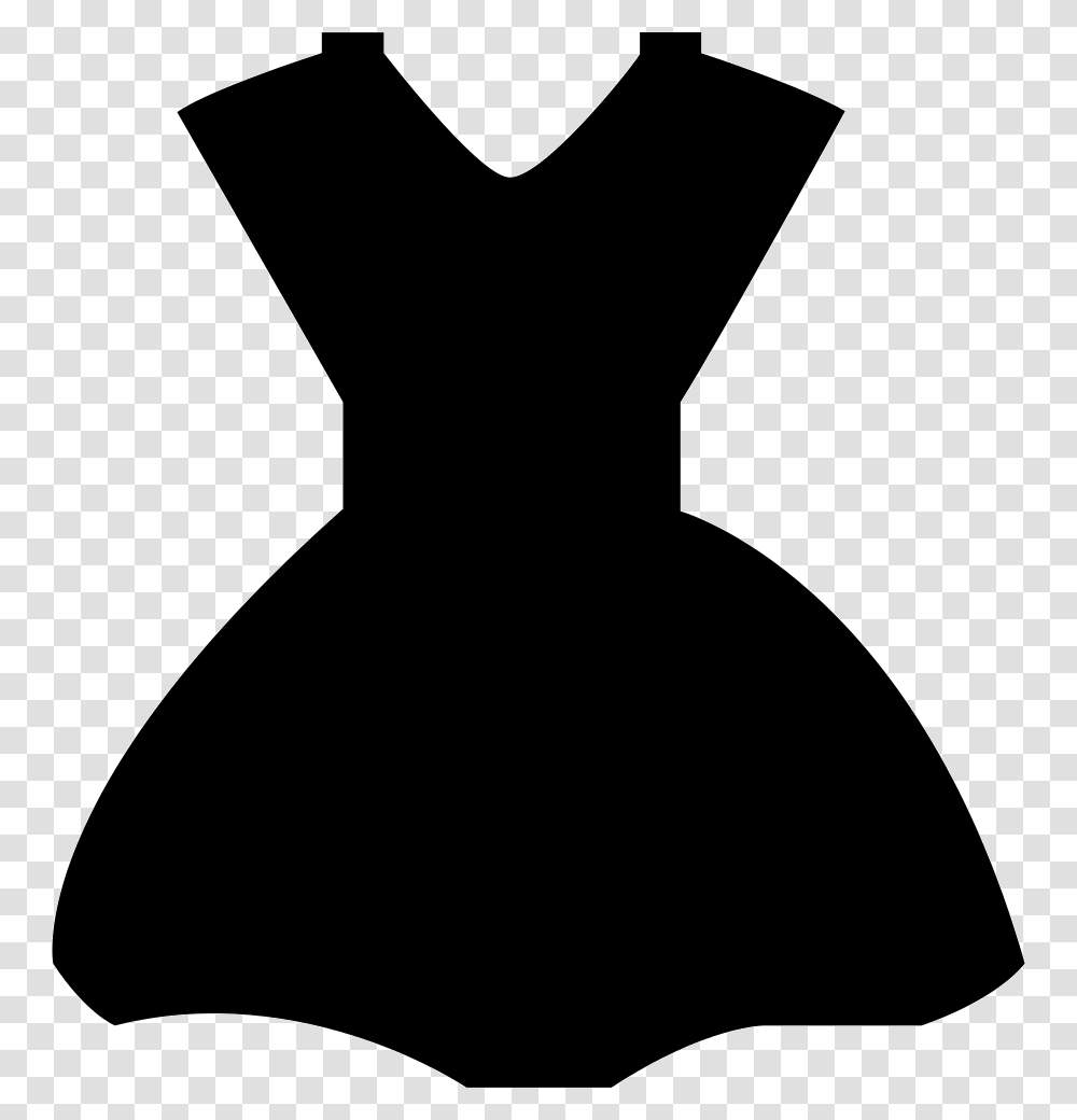 Little Black Dress Icon, Silhouette, Stencil, Diamond Transparent Png