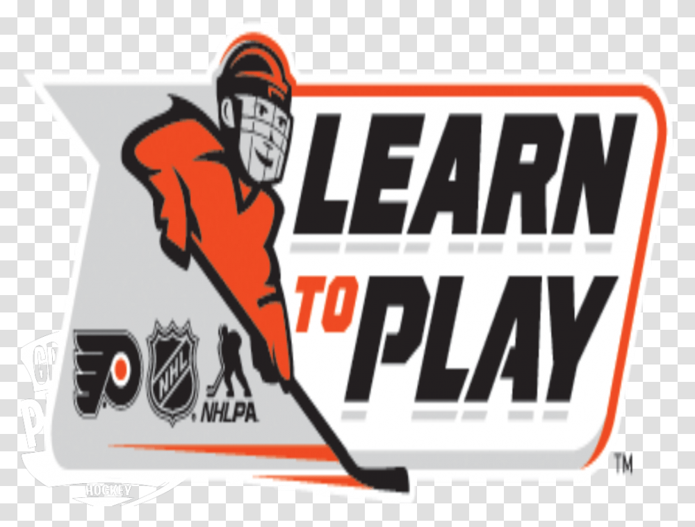 Little Blackhawks Learn To Play, Label, Helmet Transparent Png