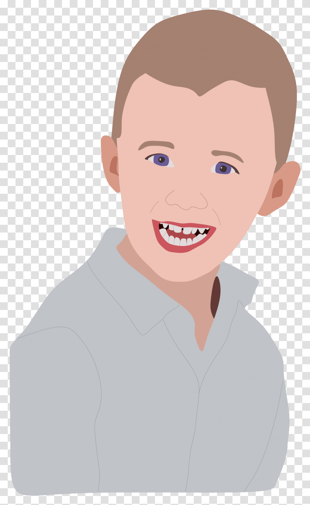 Little Boy Clip Art Cartoon, Teeth, Mouth, Smile, Face Transparent Png