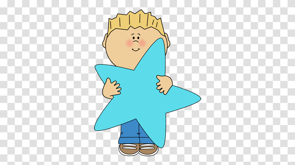 Little Boy Holding A Blue Star Boy Star Clipart 363x500 Kid Holding A Star Clipart Transparent Png