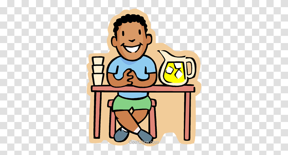 Little Boy Selling Lemonade, Furniture Transparent Png