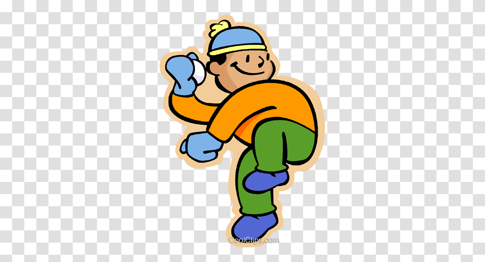 Little Boy With A Snowball Royalty Free Vector Clip Art, Elf, Outdoors, Super Mario, Food Transparent Png