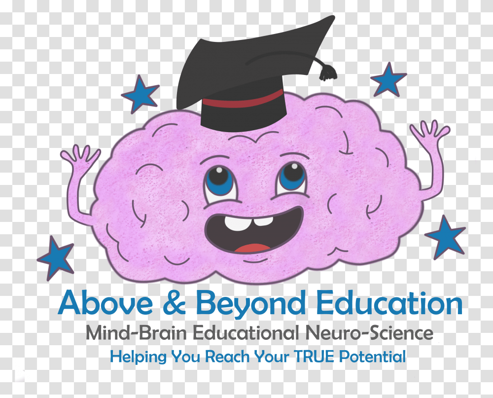 Little Brains Above & Beyond Education Red Stars White Background Transparent Png