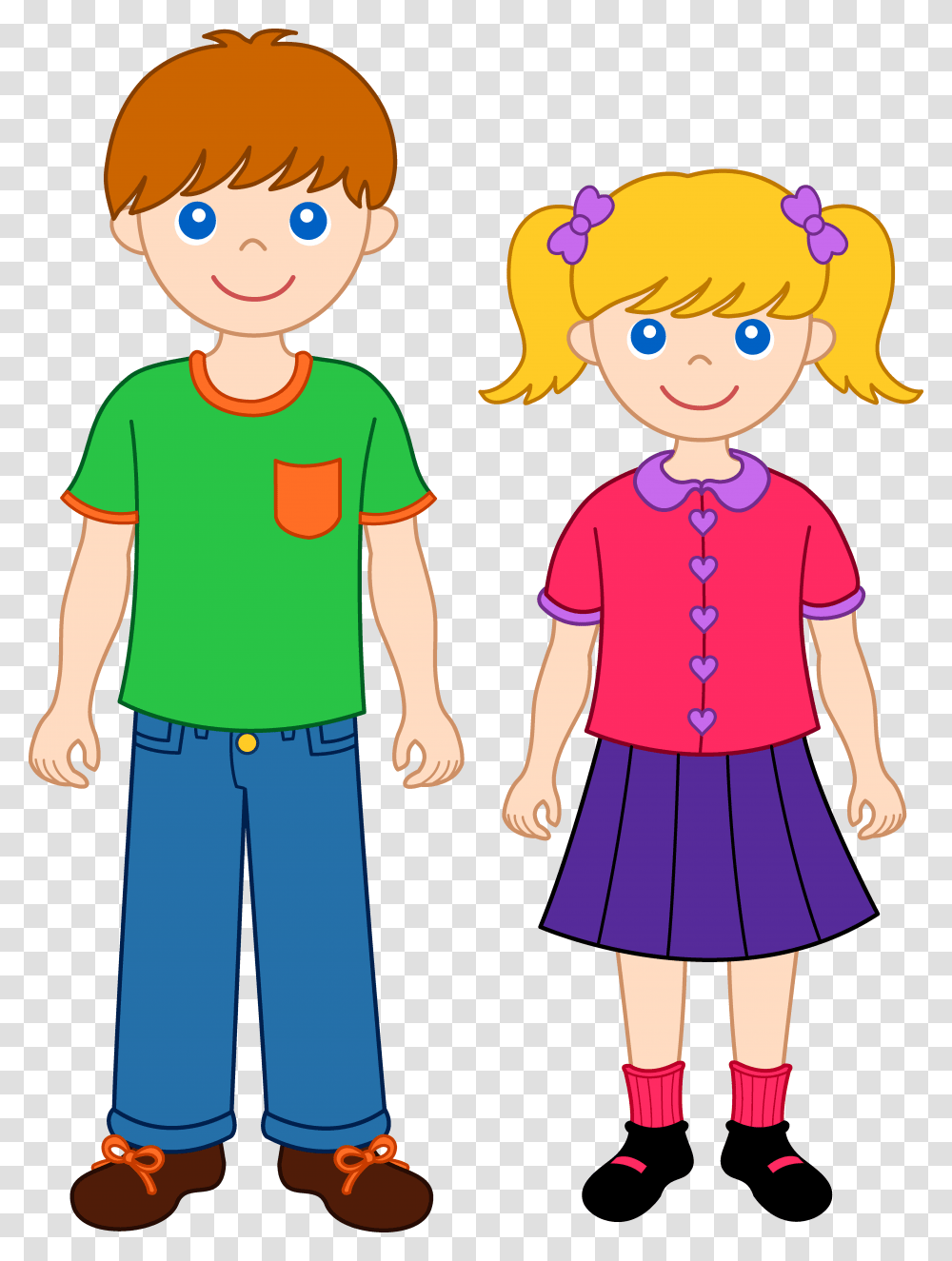 Little Brother And Sister Clipart Brother And Sister Clipart, Person, Human, Female Transparent Png