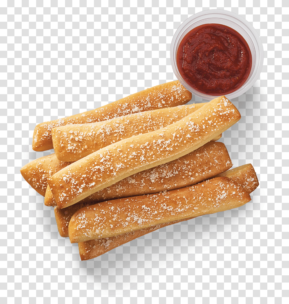 Little Caesars Breadsticks, Food, Hot Dog, Ketchup, Bun Transparent Png